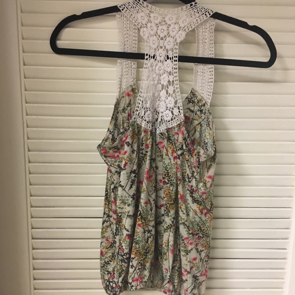Floral Racerback Tank - Picture 3 of 3